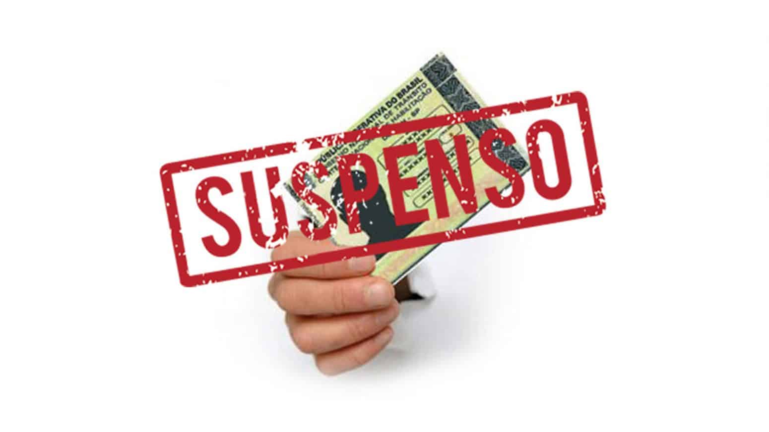 Suspensão de CNH