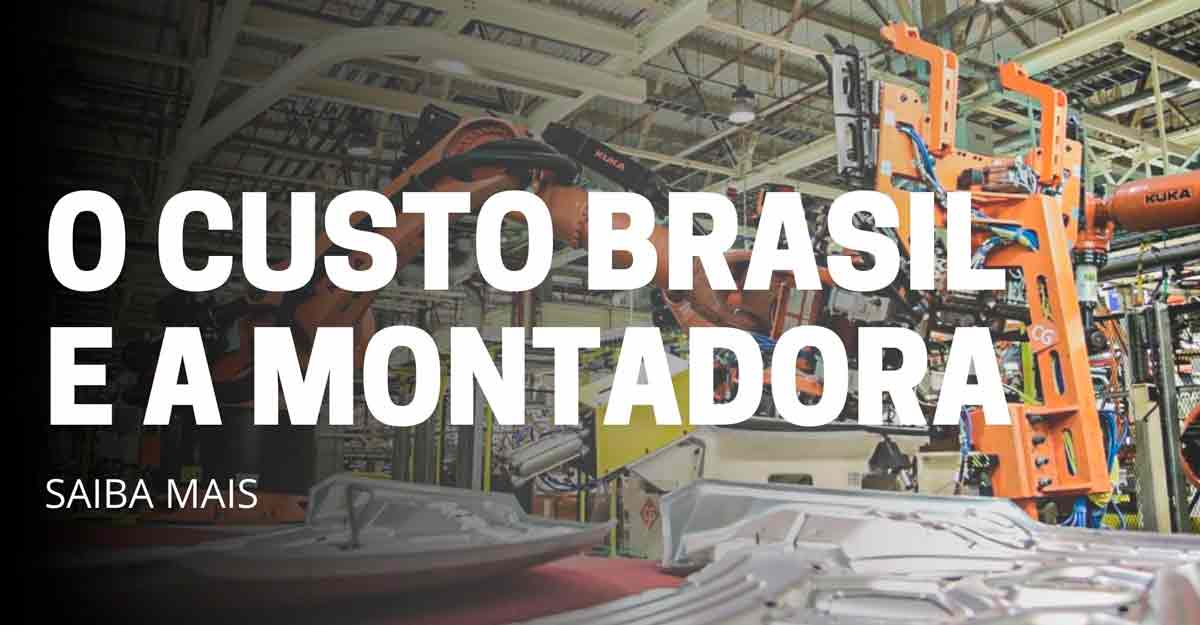 A imagem deste artigo reflete um balcão com maquinas e no meio da imagem está o titulo do livro: Entenda como o custo Brasil influenciou a FORD a fechar fábricas no Brasil